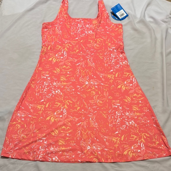 Columbia PFG New with tags Coral Floral Tank Dress - Picture 4 of 4